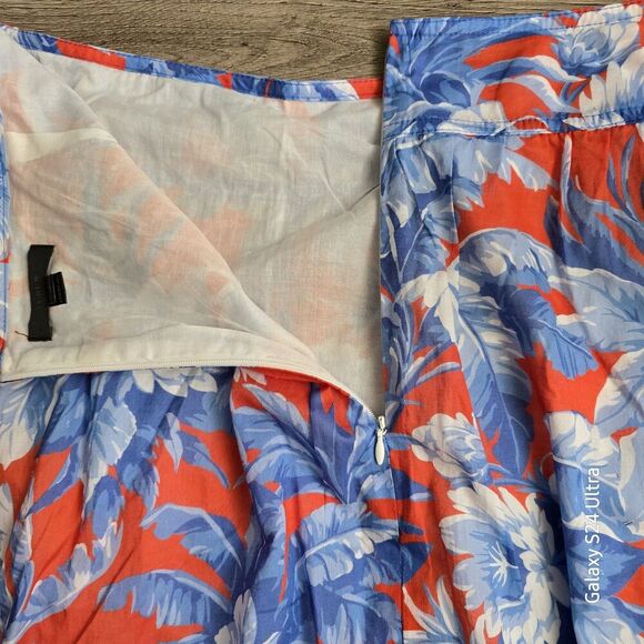 J.Crew Ratti Rio Tiered Mini Skirt Size 16 Floral Pattern New - Picture 4 of 10